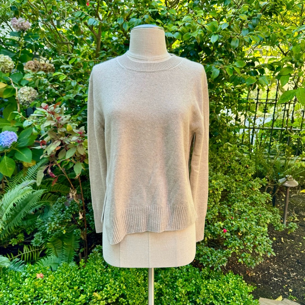 Vince Asymmetrical Cashmere Sweater Sz S